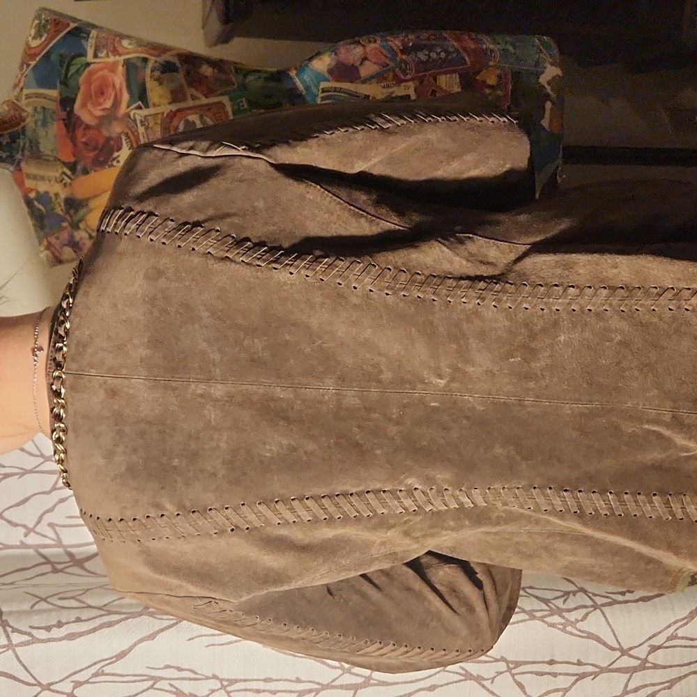 Suede Leather Jacket - image 3